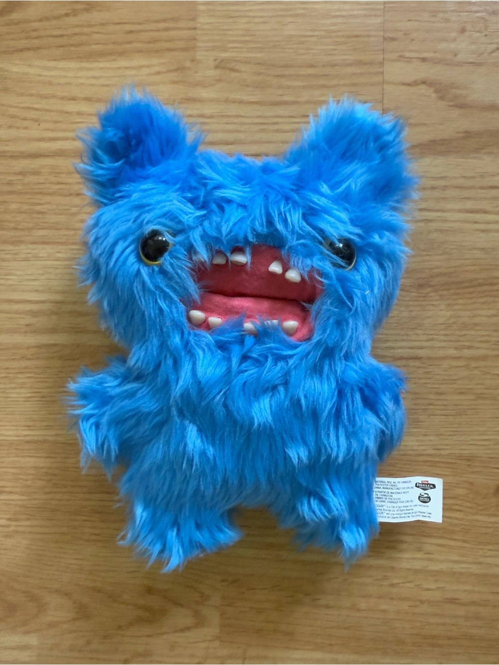 Fuggler FuggGlow SCREECH Blue Plush Monster 2024 Target Exclusive GLOWS